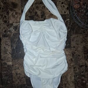 Chic Cream One-Piece Swimsuit